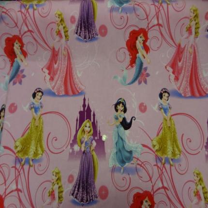 coton imprimé princesse Walt Disney